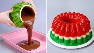 🍉 Easy amp Quick WATERMELON Cake Recipes For Everyone  Easy Yummy Cake Decorating Compilation [upl. by Asihtal]