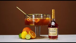 Sunset Punch 🌅🍹✨  Featuring Hennessy Cognac [upl. by Sivia]