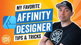 Affinity Designer Tips amp Tricks for Beginners and NonDesigners How to Use it for Print On Demand [upl. by Airekal]