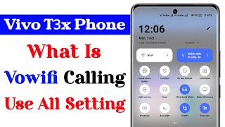 what is vowifi calling vivo t3x  vivo t3x vowifi calling setting use kaise kare  vivo t3x [upl. by Terris]