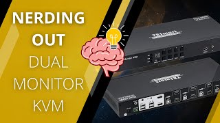 4 COMPUTER 2 MONITOR TESmart KVM Setup and Howto Guide  HKS0802A1U [upl. by Eelarac589]