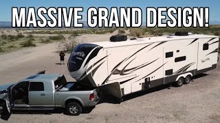 Grand Design Fifth Wheel RV Full time living Solitude 3740BH [upl. by Efal]