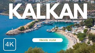 Kalkan  amazing Turkish town near Kas and Fethiye Travel Guide HDR 4K [upl. by Euqininod]