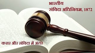 Indian Contract Act 1872  Difference between Contract amp Agreements [upl. by Romaine]