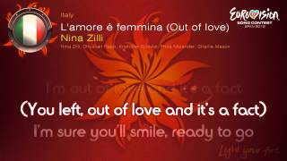 Nina Zilli  quotLamore È Femmina Out Of Lovequot Italy [upl. by Oecile]