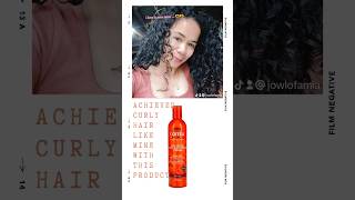 curly hair cream activator cantu lifestyle jowthecurlyhair curlyhair [upl. by Ardnuhsed]