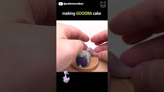 Making of GOODRA cake Pokemon Pokemon Wagashi HowToMake Shorts [upl. by Lehplar]