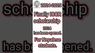 ICCR scholarship 2024ICCR noticeindianembassyscholarship compexscholarship iccrscholarship [upl. by Oilime]