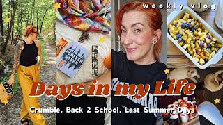 Prepping for a new Month CrumbleRezept Reading Vlog Back 2 School Alltag  Weekly Vlog 217 [upl. by Anifad451]