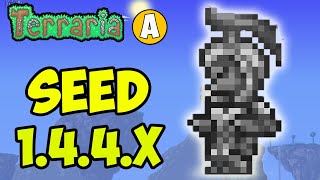 Terraria how to get Hoplite Statue FAST NEW SEED for 1449 [upl. by Oloap]