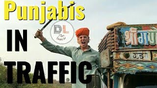 Punjabis in traffic funny video 2 foreigners in Bollywood [upl. by Westhead]