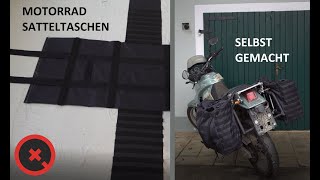 DIY Motorrad Satteltaschen Selbstgemacht [upl. by Oflodor]