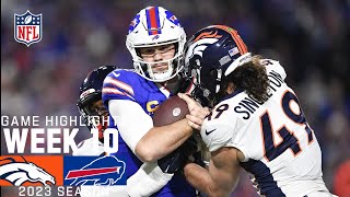 Denver Broncos vs Buffalo Bills  2023 Week 10 Game Highlights [upl. by Liborio276]