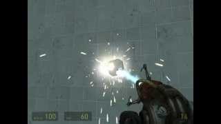 Early Half Life 2 weapons demonstration [upl. by Kahl]