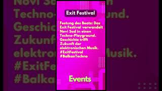 Exit Festival techno festival balkantechno djlife electronicmusic [upl. by Bornie684]