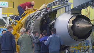 Russias Locallymade PD14 Turbofan Engine for MC21310 Jetliner [upl. by Elokcin319]