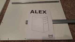 Ikea Alex 4 drawer assembly [upl. by Langham941]