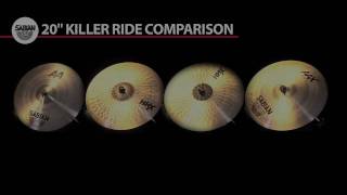 Ride Cymbal Comparison  Sabian 20quot Rides [upl. by Asnerek]