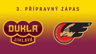 3 přípravný zápas 1382019 HC Dukla Jihlava  LHK Jestřábi Prostějov [upl. by Adni698]