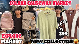 EXPLORE COLABA CAUSEWAY😍 ACCESSORISE START AT JUST ₹60🤩 OVERSIZE TSHIRT  MUMBAI SHOPPING… [upl. by Yatnahs617]