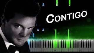 Contigo Estar Contigo Piano Tutorial [upl. by Avla]