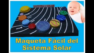 Maqueta Fácil del Sistema Solar [upl. by Ias]