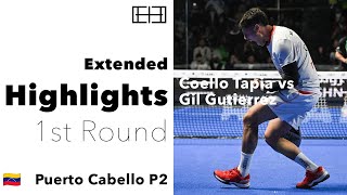 🇬🇧 1st ROUND Coello Tapia PADEL PUERTO CABELLO P2 Extended Highlights [upl. by Morris855]