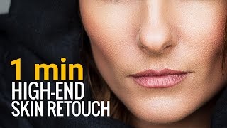 HighEnd Skin Softening in 1 Minute or Less in Photoshop [upl. by Nazario184]