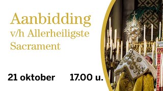 FSSPX Antwerpen  2110 Aanbidding met Rozenhoedje [upl. by Nitreb366]