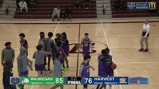 23 2023  Harvest Christian vs Waukegan  Elgin Holiday Basketball Tournament [upl. by Rhoads]