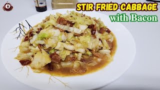 Stir Fried Cabbage with Bacon The UNEXPECTED Flavor Combo That Works [upl. by Nolyarb]