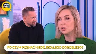 Marcin Prokop ciągle słyszy że jest niedojrzały Co poradziła mu ekspertka 🤷‍♂️ Dzień Dobry TVN [upl. by Anerres]