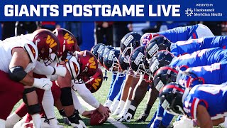 Giants Postgame Live Giants vs Commanders Week 9  Postgame Recap amp Analysis [upl. by Jorgenson262]