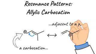 Resonance Pattern Allylic Carbocation [upl. by Ailimaj]