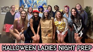 Vlog  Halloween Prep 🎃💀 Moms Night Out Movie Night [upl. by Oinotna]