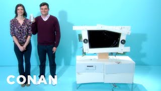 New IKEA Uppleva Is A SNAP To Assemble  CONAN on TBS [upl. by Johann]