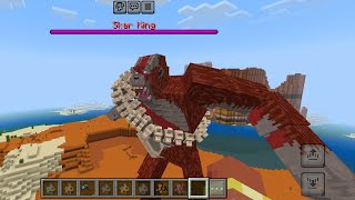 Scar King MOD Update in MINECRAFT PE [upl. by Anirahtak151]