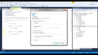 Basics of MVC with redirection to another view in VS 2013 [upl. by Weksler]