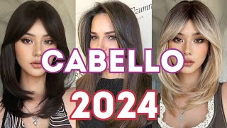 CORTES de MODA 2024 ✂️👌 mejores ESTILOS PARA MUJERES [upl. by Ellevehs229]