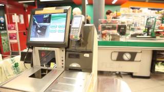 CASSE SELF CHECKOUT SUPERMERCATO LODOLA  GAMBA BRUNO SPA [upl. by Yelnek653]