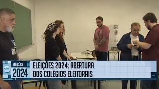 Colégios eleitorais estão abertos em todo o país  SBT nas Eleições 2024 [upl. by Cody56]