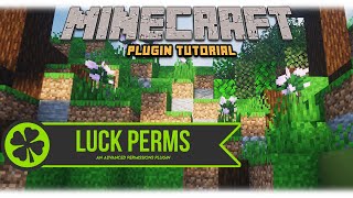 How To Setup Ranks amp Permissions With LuckPerms  Minecraft Plugin Tutorial [upl. by Rowland]