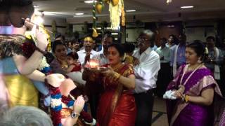 PPNandai Performing Aarti at Shree Gurukshetram Ganpati Utsav [upl. by Iruj681]