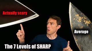 The 7 Levels Of Knife Sharpness EXPLAINED [upl. by Yngad]