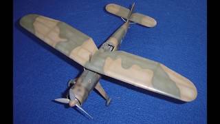 Italeri 2701 148 Henschel HS 126 A1  B1 [upl. by Josee]