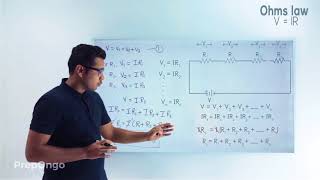 Electricity Class 10  Combination of Resistors in Series  Numerical 1 [upl. by Greenlee]