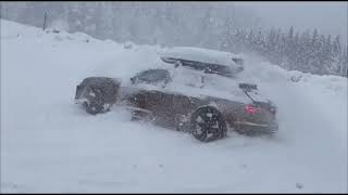 Audi QUATTRO POWER on snow Compilation 2 [upl. by Aihsoj679]