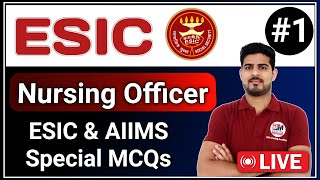 ESIC  AIIMS NORCET  UPUMS Nursing Officer Exam Preparation 1 [upl. by Preston319]