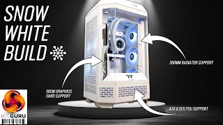 Thermaltake The Tower 250 Snow Edition Build [upl. by Yart]