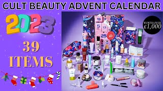 CULT BEAUTY 2023 ADVENT CALENDAR REVEAL [upl. by Jandel671]